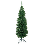 Jingle Jollys Christmas Tree 1.8m Xmas Tree Decorations Green 300 Tips XM-TR-SLIM-6F-GR