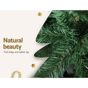 Jingle Jollys Christmas Tree 1.8m Xmas Tree Decorations Green 300 Tips XM-TR-SLIM-6F-GR