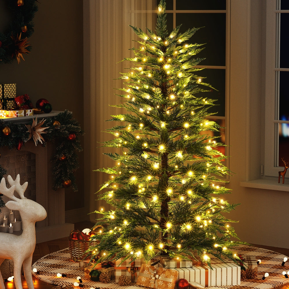 Jingle Jollys Christmas Tree 1.5M LED Xmas Tree Sparse 263 Tips Party Decoration XM-TR-SPARSE-5FT-GR-LED