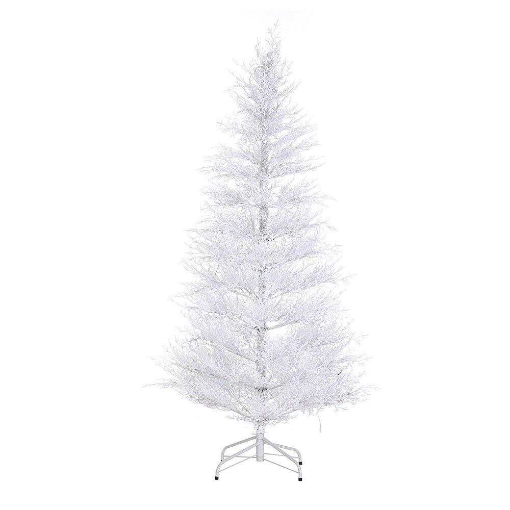 Jingle Jollys 1.8M LED Christmas Tree 8 Modes Adjustable Multi Color Light Snowy XM-TR-SPARSE-6FT-WH-MC