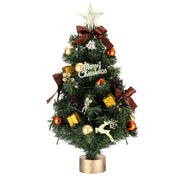 Jingle Jollys Tabletop Christmas Tree 60CM LED Xmas Tree Tree Topper Ornaments XM-TR-TABLETOP-2FT-LED