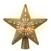Jingle Jollys Christmas Tree Topper Star Snowflake Projector Party Glitter Gold XM-TR-TOPPER-PROJECTOR-LED