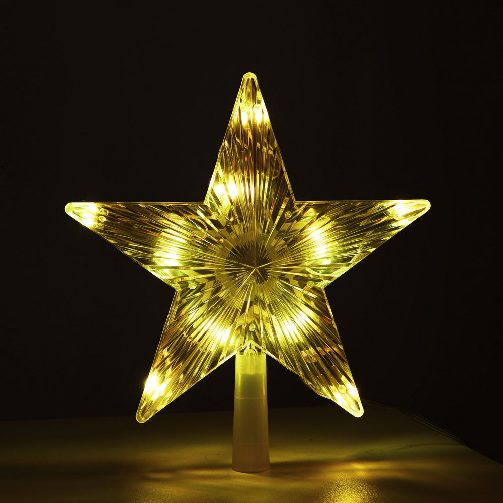 Jingle Jollys Christmas Tree Topper Star RGB LED Xmas Decor 80 Modes APP Control XM-TR-TOPPER-RGB-MC