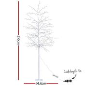 Jingle Jollys Christmas Tree 2.1M 480 LED Trees With Lights Warm White XM-TR-TWIG-210-WW