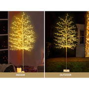 Jingle Jollys Christmas Tree 2.1M 480 LED Trees With Lights Warm White XM-TR-TWIG-210-WW