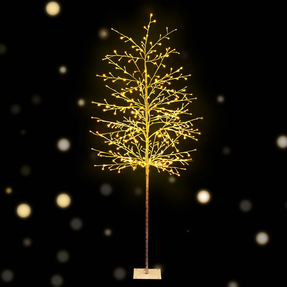 Jingle Jollys Christmas Tree 2.1M 480 LED Trees With Lights Warm White XM-TR-TWIG-210-WW