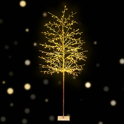 Jingle Jollys Christmas Tree 2.1M 480 LED Trees With Lights Warm White XM-TR-TWIG-210-WW