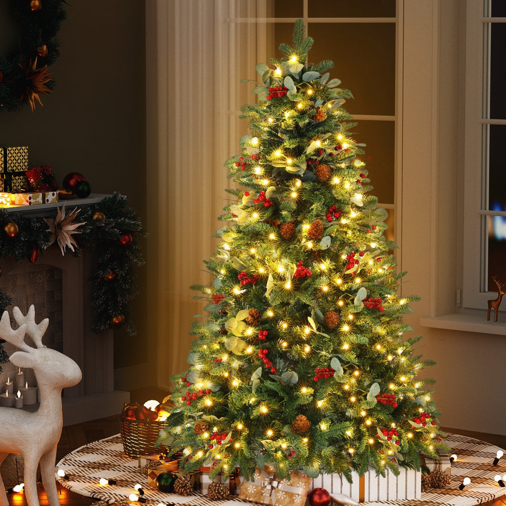 Jingle Jollys Christmas Tree 1.5m 160 LED Xmas Tree Party Decorations 355 Tips XM-TR-WELL-5FT-LED