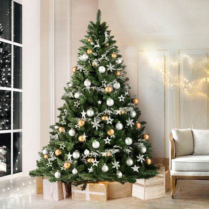 Jingle Jollys Christmas Tree 1.8m Green Xmas Tree Decorations 650 Tips XM-TR-WELL-6F-GR