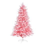 Jingle Jollys Christmas Tree 1.8m Pink Xmas Tree Snowy Party Decor 810 Tips XM-TR-WELL-6FT-PINK-GS