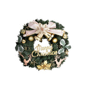 Jingle Jollys Christmas Wreath 60CM Garland Flowers Baubles Party Decorations XM-TR-WRE-BOWTIE-GD