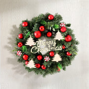 Jingle Jollys Christmas Wreath 40CM Xmas Garland Baubles Ornaments Party Decor XM-TR-WRE-CANDY-BAUBLES