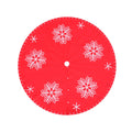 Jingle Jollys Christmas Tree Skirt 120cm Snowflake Ornaments Party Decorations XMAS-CARPET-REINDEER-120