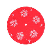 Jingle Jollys Christmas Tree Skirt 120cm Snowflake Ornaments Party Decorations XMAS-CARPET-REINDEER-120