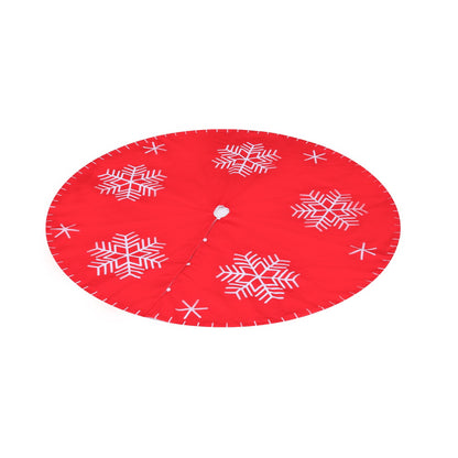 Jingle Jollys Christmas Tree Skirt 120cm Snowflake Ornaments Party Decorations XMAS-CARPET-REINDEER-120