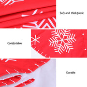 Jingle Jollys Christmas Tree Skirt 90cm Snowflake Ornaments Party Decorations XMAS-CARPET-REINDEER-90