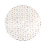 Jingle Jollys Christmas Tree Skirt 120cm Snowflake Ornaments Xmas Decorations XMAS-CARPET-SNOWFLAKE-120