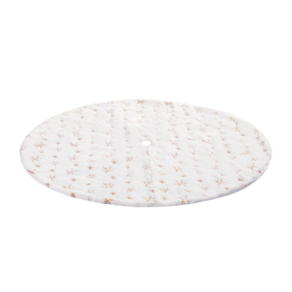 Jingle Jollys Christmas Tree Skirt 120cm Snowflake Ornaments Xmas Decorations XMAS-CARPET-SNOWFLAKE-120