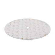 Jingle Jollys Christmas Tree Skirt 90cm Snowflake Ornaments Xmas Decorations XMAS-CARPET-SNOWFLAKE-90