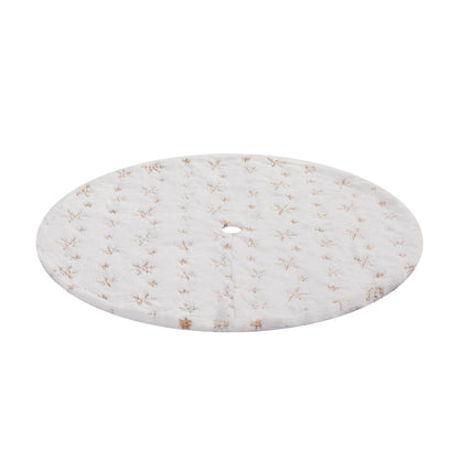 Jingle Jollys Christmas Tree Skirt 90cm Snowflake Ornaments Xmas Decorations XMAS-CARPET-SNOWFLAKE-90