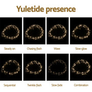 Jingle Jollys 3X3M Christmas Lights Curtain String Light 300 LED Warm White XMAS-CUR300-3X3-WARM
