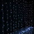 3X6M Christmas Lights Curtain Light Cool White 600 LED Jingle Jollys XMAS-CUR600-6M-WH