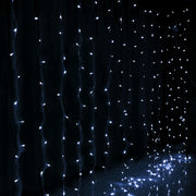 3X6M Christmas Lights Curtain Light Cool White 600 LED Jingle Jollys XMAS-CUR600-6M-WH