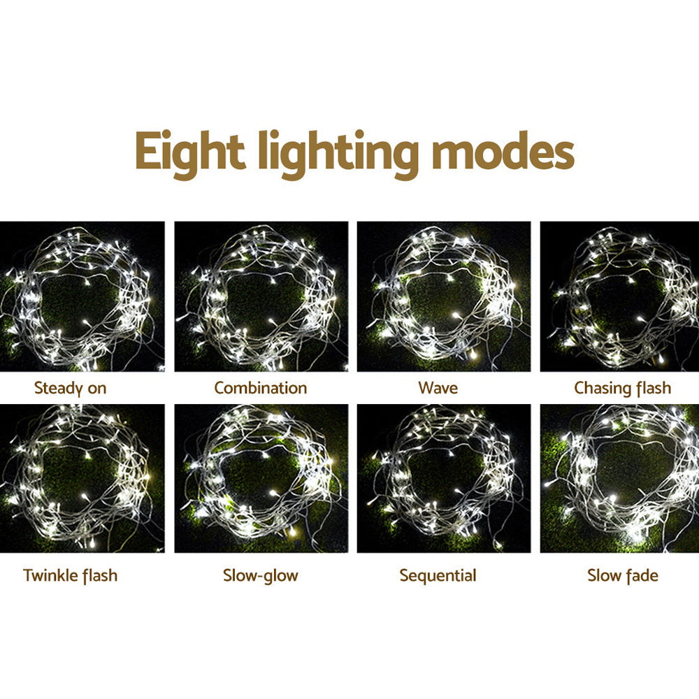 3X6M Christmas Lights Curtain Light Cool White 600 LED Jingle Jollys XMAS-CUR600-6M-WH