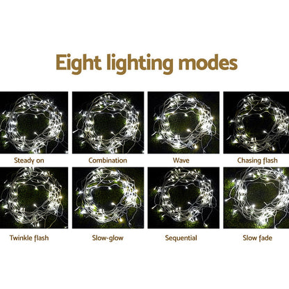 3X6M Christmas Lights Curtain Light Cool White 600 LED Jingle Jollys XMAS-CUR600-6M-WH