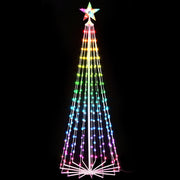 1.8M Christmas Tree 265 LED RGB Fairy Lights Jingle Jollys XMAS-FAIRY-RGB-7FT-DIMMABLE