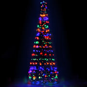 3.6M Christmas Tree 400 LED Solar Jingle Jollys XMAS-FAIRY-SOLAR-12FT