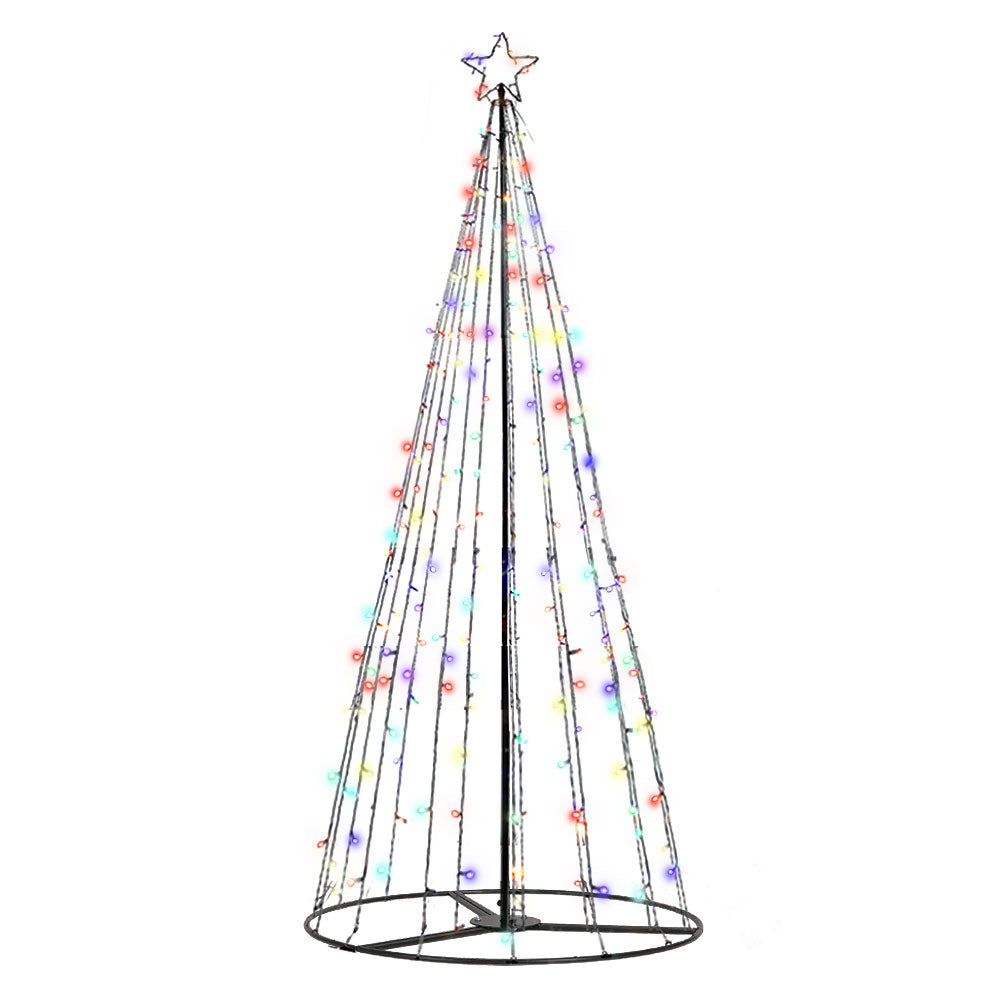 3.6M Christmas Tree 400 LED Solar Jingle Jollys XMAS-FAIRY-SOLAR-12FT