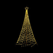 Jingle Jollys Solar Christmas Tree 2.1m 320 LED Net Lights Xmas Trees Decoration XMAS-FAIRY-SOLAR-NET-7FT-WARM