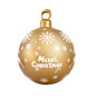 Jingle Jollys Christmas Inflatable Ball Bauble 60cm Outdoor Decoration Gold XMAS-INF-BAUBLE-GOLD
