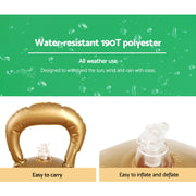 Jingle Jollys Christmas Inflatable Ball Bauble 60cm Outdoor Decoration Green XMAS-INF-BAUBLE-GREEN