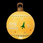 Jingle Jollys Christmas Inflatable Ball 60cm Led Illuminated Xmas Decoration XMAS-INF-BAUBLE-MERRY-GOLD