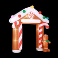 Jingle Jollys Christmas Inflatable Archwary Ginger 2.8M Illuminated Decorations XMAS-INF-GINGER-ARCH-10FT