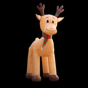 Jingle Jollys Christmas Inflatable Reindeer 5M Illuminated Decorations XMAS-INF-REIN-5M