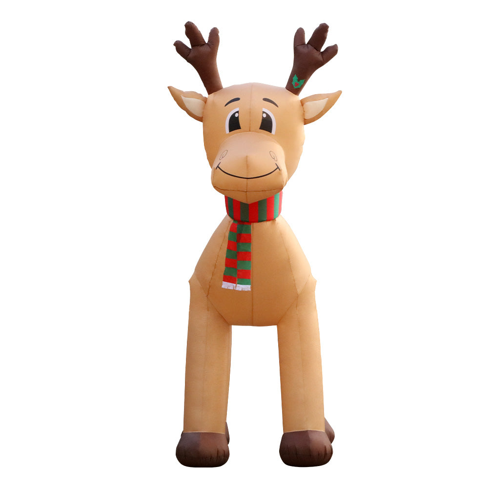 Jingle Jollys Christmas Inflatable Reindeer 5M Illuminated Decorations XMAS-INF-REIN-5M