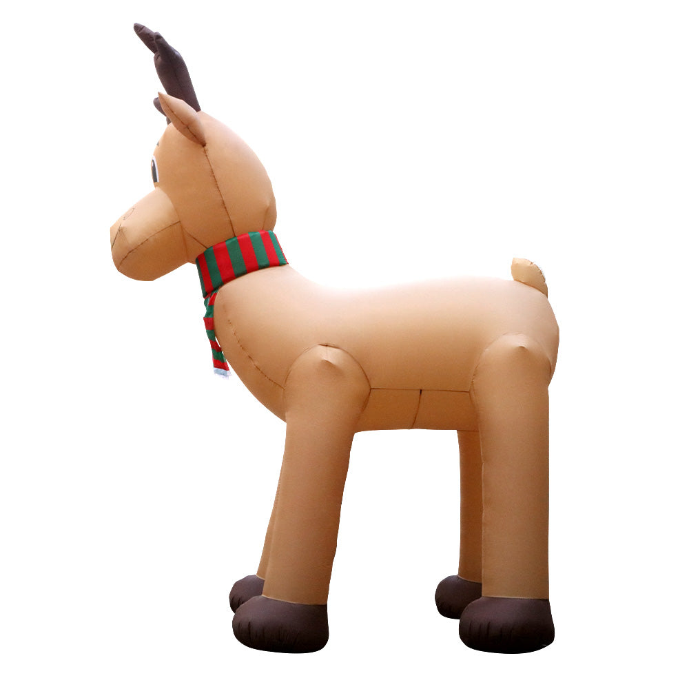 Jingle Jollys Christmas Inflatable Reindeer 5M Illuminated Decorations XMAS-INF-REIN-5M
