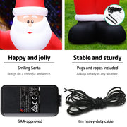 Jingle Jollys Christmas Inflatable Santa 5M Illuminated Decorations XMAS-INF-SAN-5M