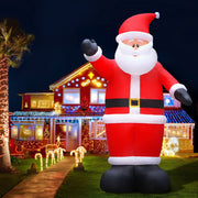 Jingle Jollys Christmas Inflatable Santa 5M Illuminated Decorations XMAS-INF-SAN-5M