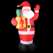 Jingle Jollys Christmas Inflatable Santa 2.4M Illuminated Decorations XMAS-INF-SAN-8FT