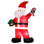 Jingle Jollys Christmas Inflatable Giant Santa 3.8M Height LED Illuminated Decorations XMAS-INF-SANTA-12FT