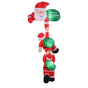 Jingle Jollys Christmas Inflatable Climbing Santa 2.5M Height LED Decorations Illuminated XMAS-INF-SANTA-CLIMB-8FT