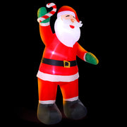 Jingle Jollys Christmas Inflatable Santa 3M Illuminated Decorations XMAS-INF-SMILSAN-10FT