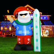 Jingle Jollys Christmas Inflatable Santa 1.6M Illuminated Decorations XMAS-INF-SUM-SAN-5FT