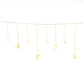 138 LED 3M Christmas Lights Icicle Light Warm White Jingle Jollys XMAS-LED-160-IC-BELL-WARM