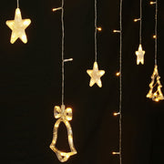 138 LED 3M Christmas Lights Icicle Light Warm White Jingle Jollys XMAS-LED-160-IC-BELL-WARM