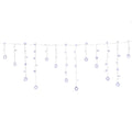 160 LED 6M Christmas Lights Icicle Light Solar Cold Jingle Jollys XMAS-LED-160-IC-SNOW-WH